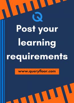 Post your requirements